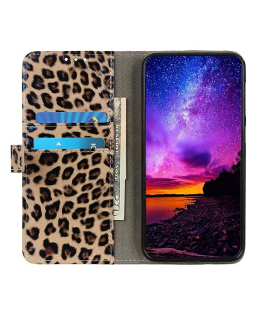 Housse Samsung Galaxy A52 / A52 5G / A52s 5G Simili Cuir Style Léopard