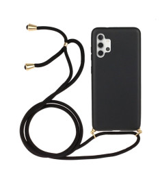 Coque Samsung Galaxy A32 5G avec cordon bandoulière Noir