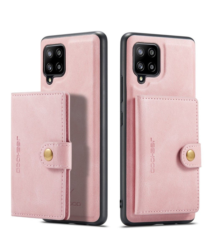 Coque Samsung Galaxy A12 / M12 Effet Cuir + Porte Cartes amovible