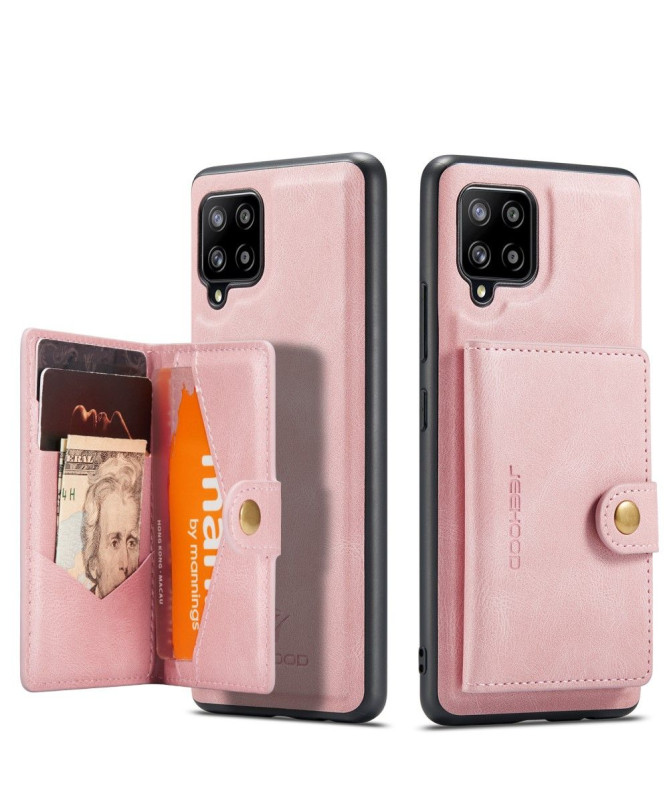 Coque Samsung Galaxy A12 / M12 Effet Cuir + Porte Cartes amovible