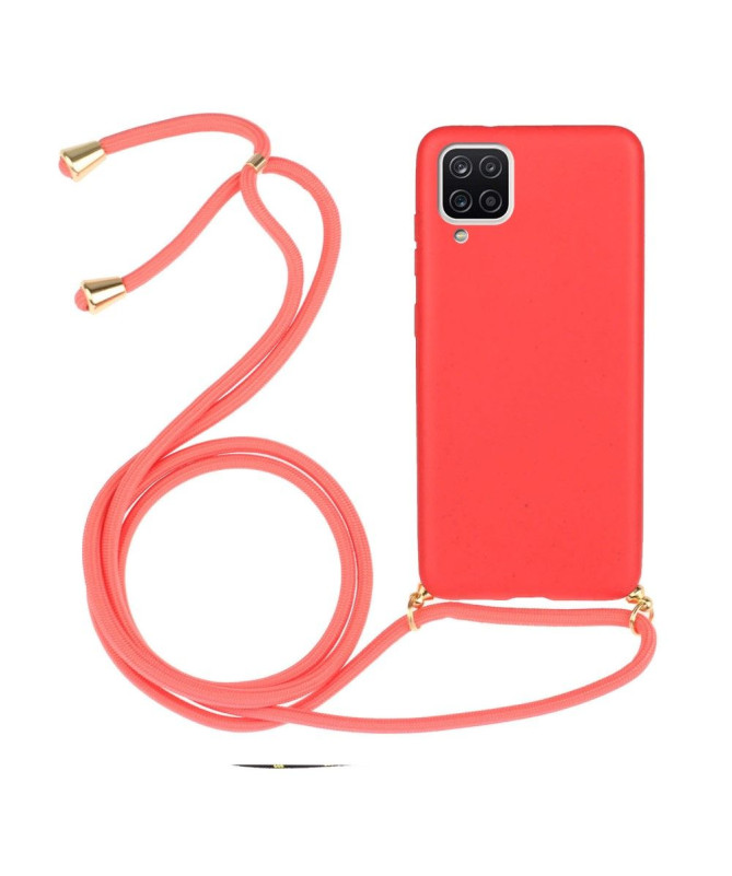 Coque Samsung Galaxy A12 / M12 avec cordon bandoulière