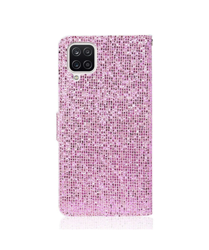 Housse Samsung Galaxy A12 / M12 Glitter Porte Cartes