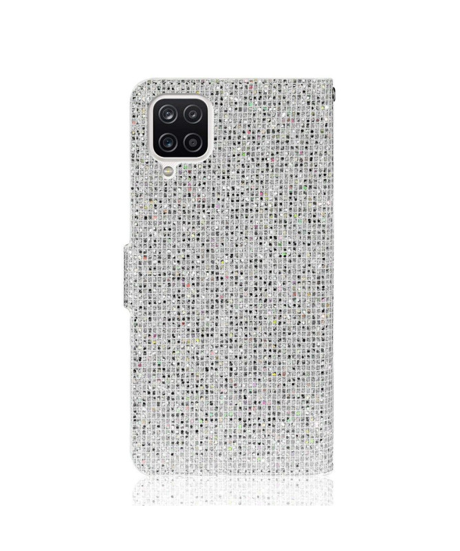 Housse Samsung Galaxy A12 / M12 Glitter Porte Cartes