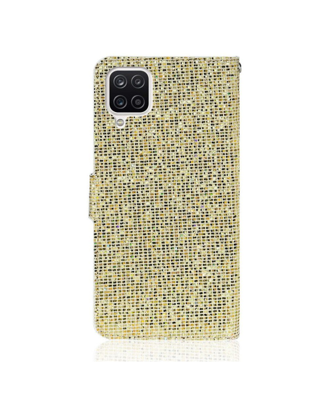 Housse Samsung Galaxy A12 / M12 Glitter Porte Cartes