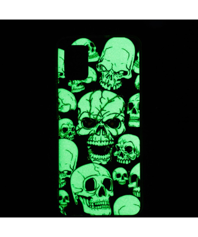 Coque Samsung Galaxy A32 4G Luminous tête de mort