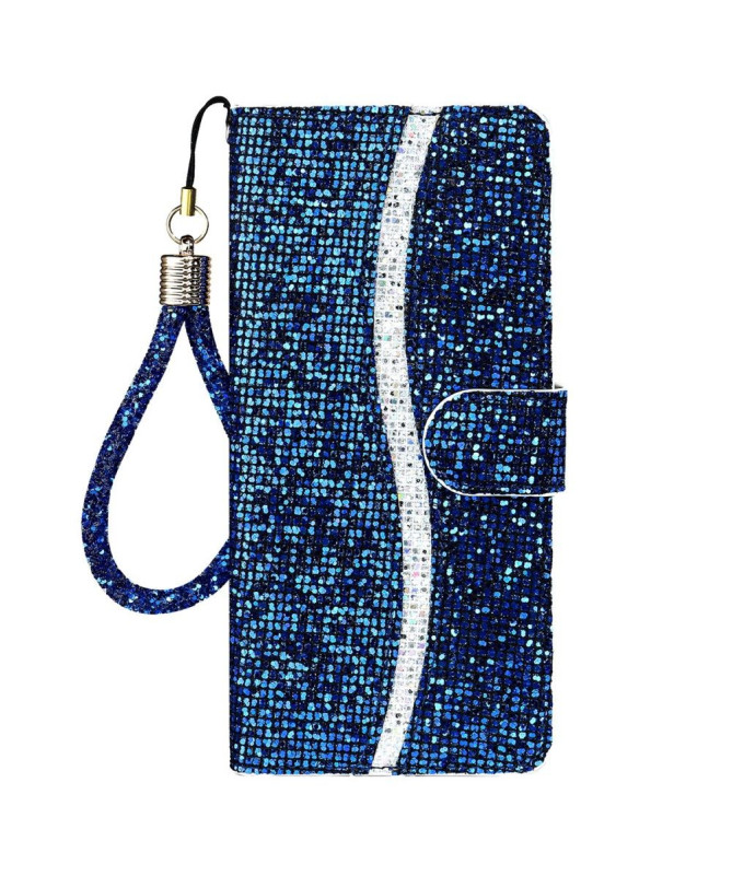 Housse Samsung Galaxy A22 5G Glitter Porte Cartes