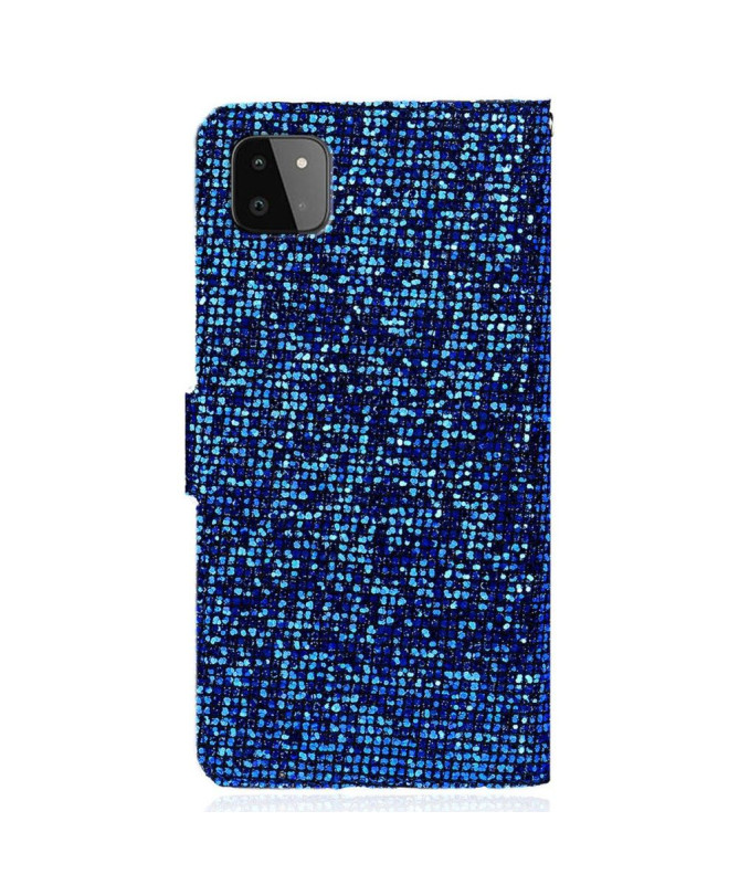 Housse Samsung Galaxy A22 5G Glitter Porte Cartes