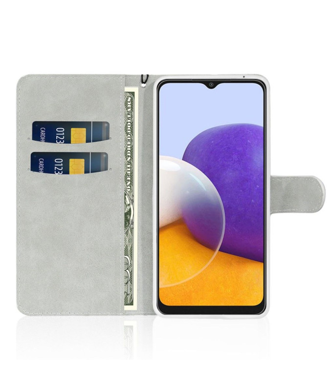 Housse Samsung Galaxy A22 5G Glitter Porte Cartes