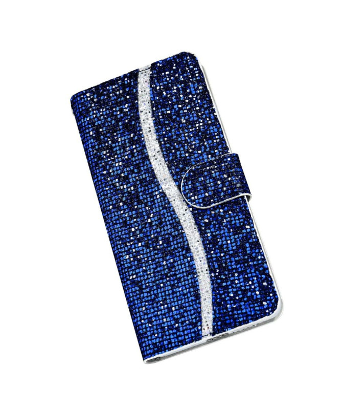 Housse Samsung Galaxy A22 5G Glitter Porte Cartes