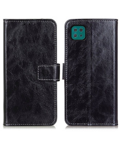 Housse Samsung Galaxy A22 5G effet cuir luxueux coutures