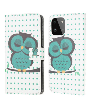 Housse Samsung Galaxy A22 5G Hibou Endormi