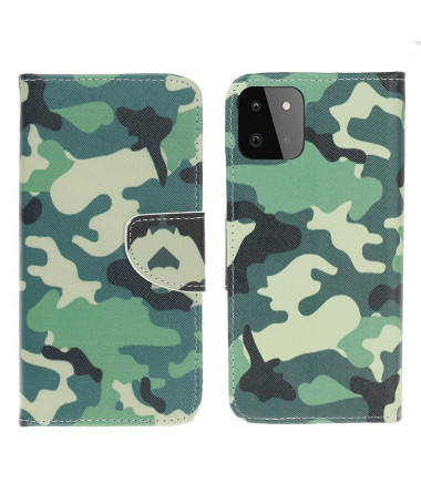 Housse Samsung Galaxy A22 5G Camouflage Militaire