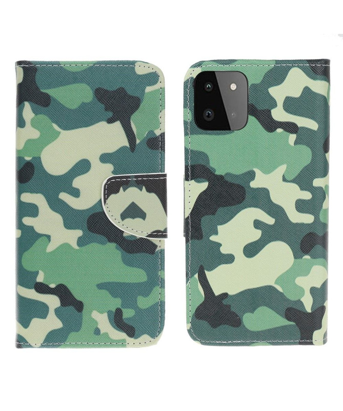 Housse Samsung Galaxy A22 5G Camouflage Militaire