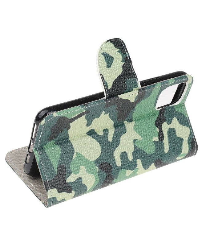 Housse Samsung Galaxy A22 5G Camouflage Militaire