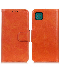 Housse Samsung Galaxy A22 5G imitation cuir nappa