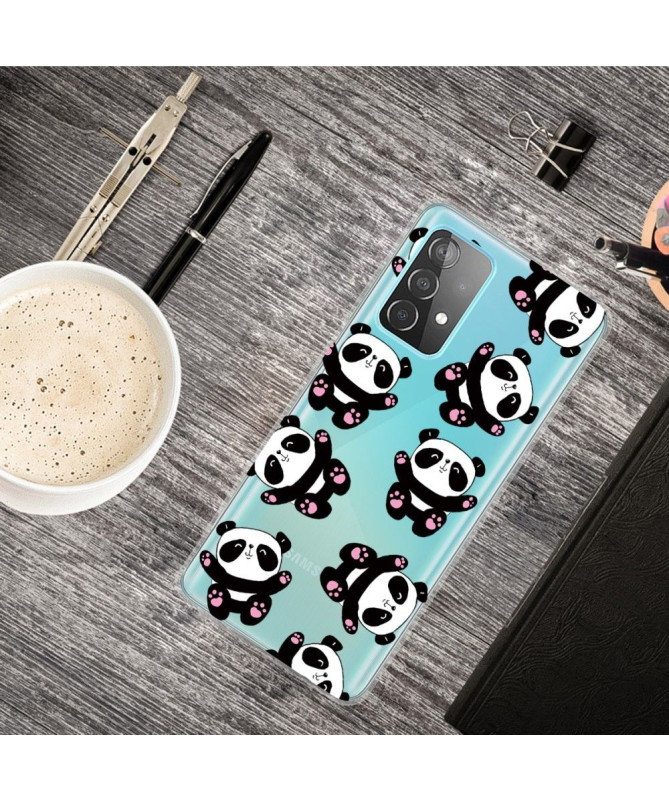 Coque Samsung Galaxy A32 4G Happy Pandas