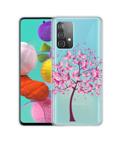 Coque Samsung Galaxy A32 4G arbre à papillons