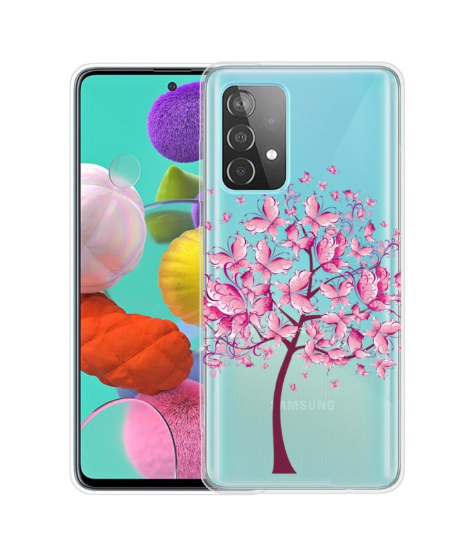 Coque Samsung Galaxy A32 4G arbre à papillons