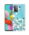 Coque Samsung Galaxy A32 4G fleurs blanches