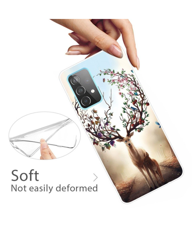 Coque Samsung Galaxy A32 4G Silicone Cerf