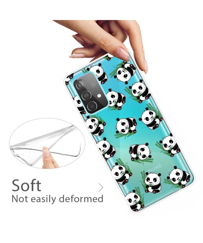 Coque Samsung Galaxy A32 4G Happy Pandas