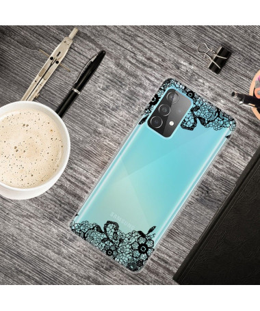 Coque Samsung Galaxy A32 4G fleur dentelle