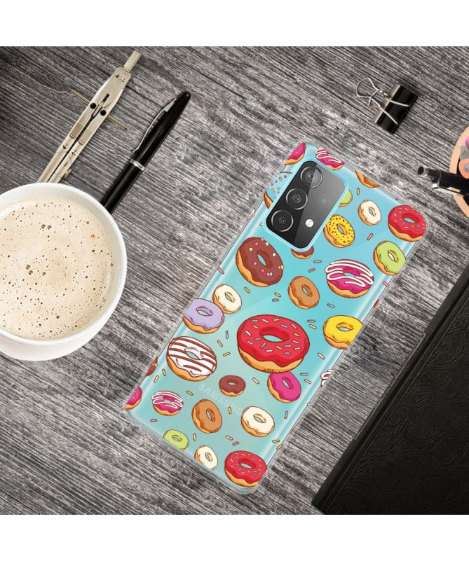 Coque Samsung Galaxy A32 4G multiples donuts