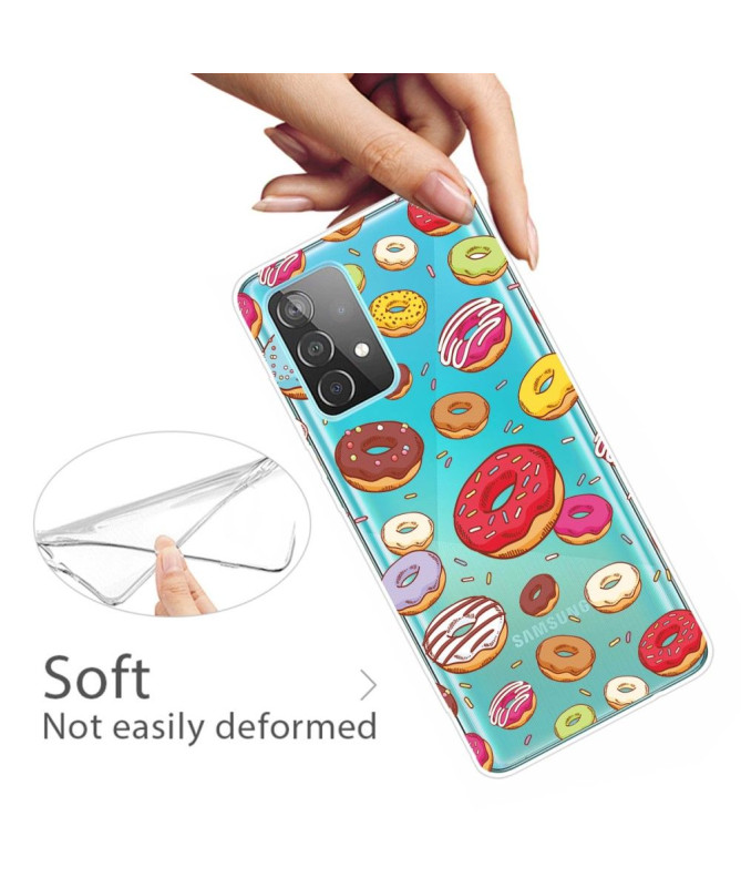 Coque Samsung Galaxy A32 4G multiples donuts