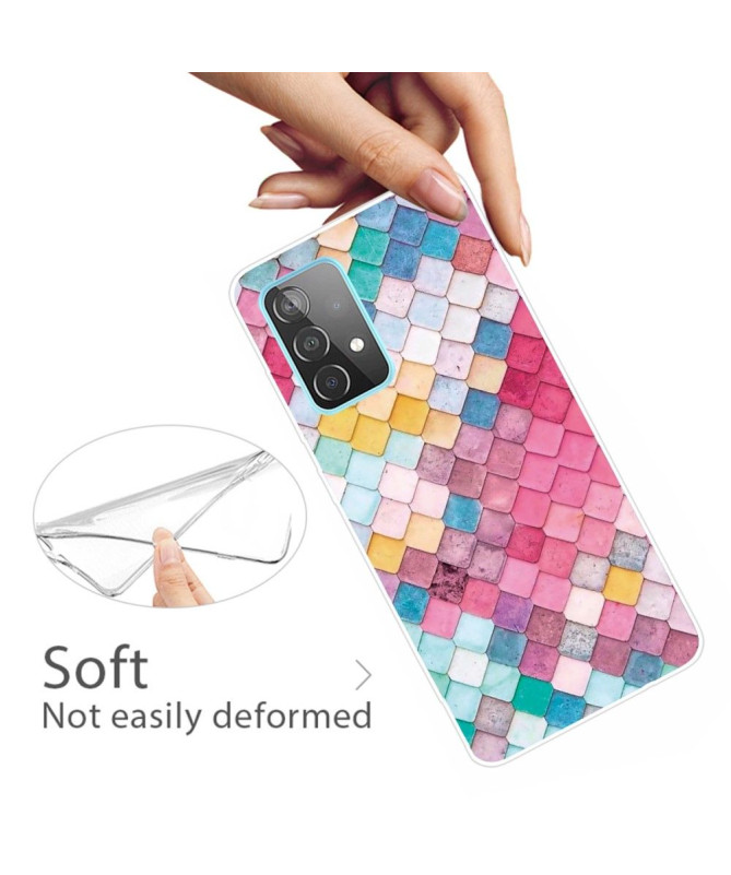 Coque Samsung Galaxy A32 4G Colorful Squares