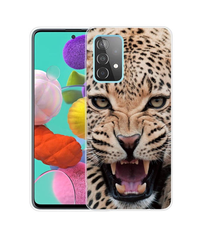 Coque Samsung Galaxy A32 4G Léopard rugit