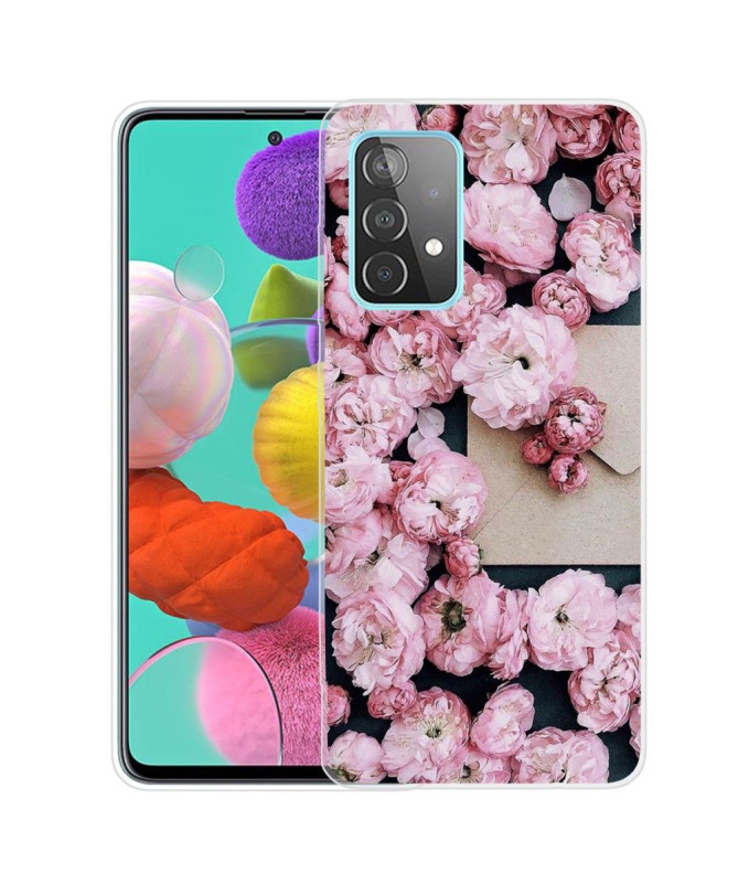 Coque Samsung Galaxy A32 5G Fleur ROSE