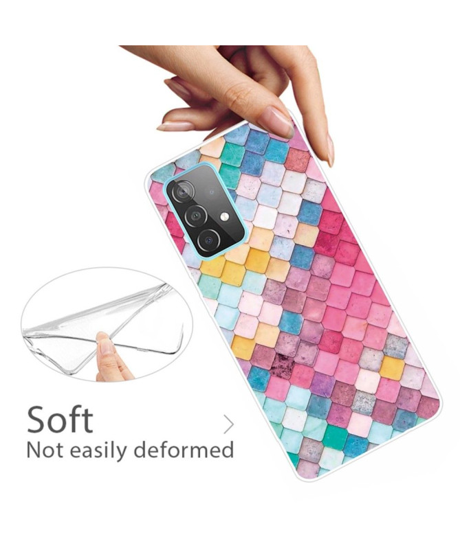 Coque Samsung Galaxy A32 5G Colorful Squares - photo 3