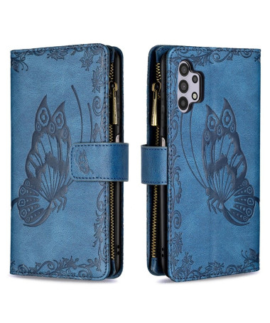 Housse portefeuille Samsung Galaxy A32 5G papillons volants