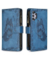 Housse portefeuille Samsung Galaxy A32 5G papillons volants
