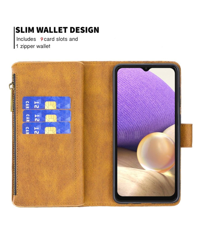 Housse portefeuille Samsung Galaxy A32 5G papillons volants