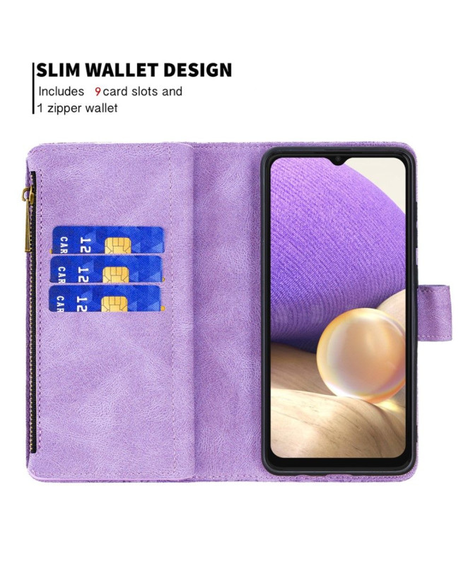 Housse portefeuille Samsung Galaxy A32 5G papillons volants