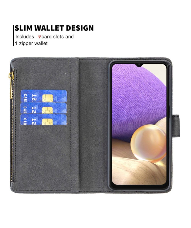 Housse portefeuille Samsung Galaxy A32 5G papillons volants