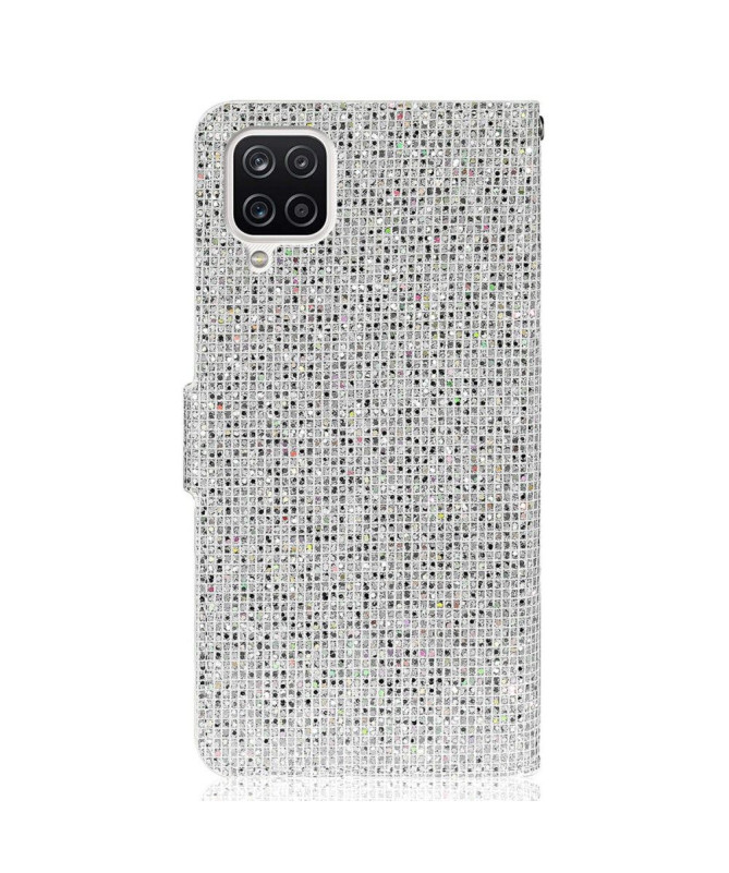 Housse Samsung Galaxy A22 4G Glitter Porte Cartes