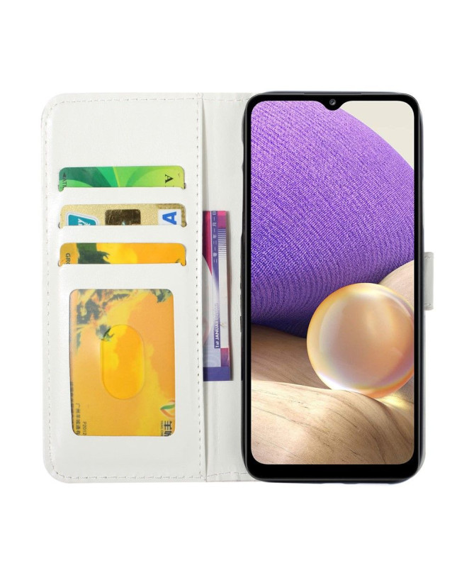 Housse Samsung Galaxy A32 5G papillons colorés