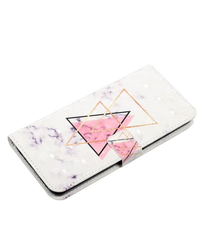 Housse Samsung Galaxy A22 4G motif triangles