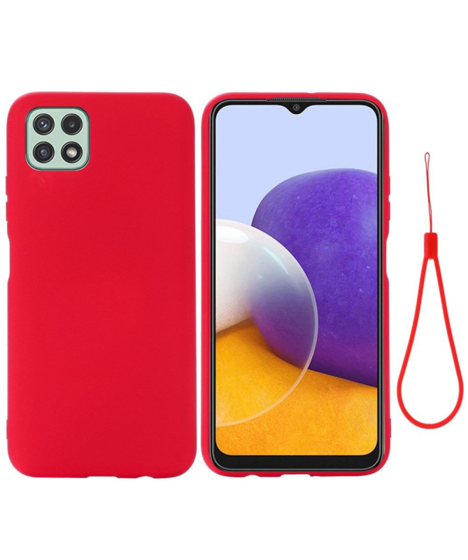 Coque Samsung Galaxy A22 5G Puro silicone liquide