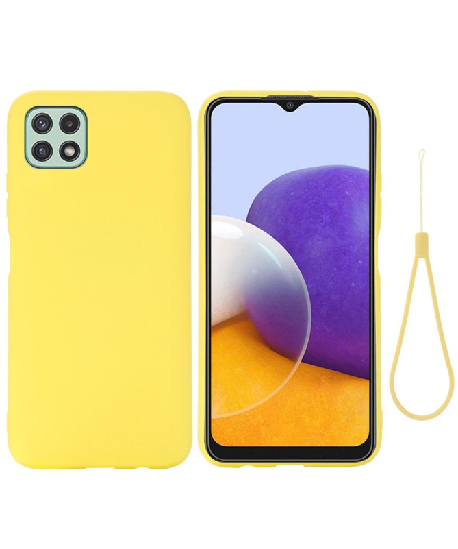 Coque Samsung Galaxy A22 5G Puro silicone liquide