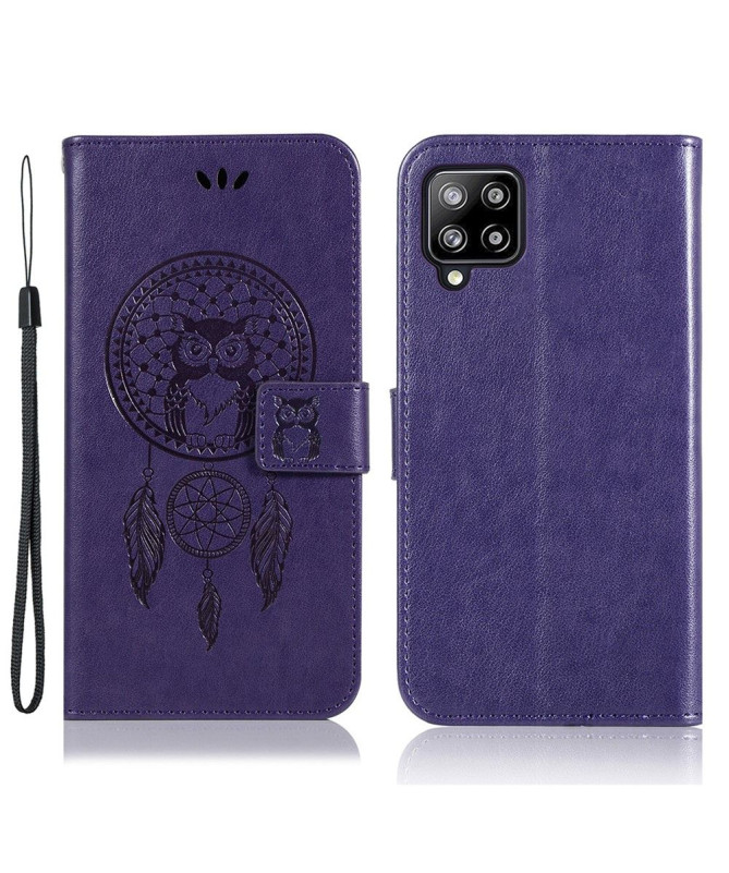 Housse Samsung Galaxy A22 4G hibou attrape rêves