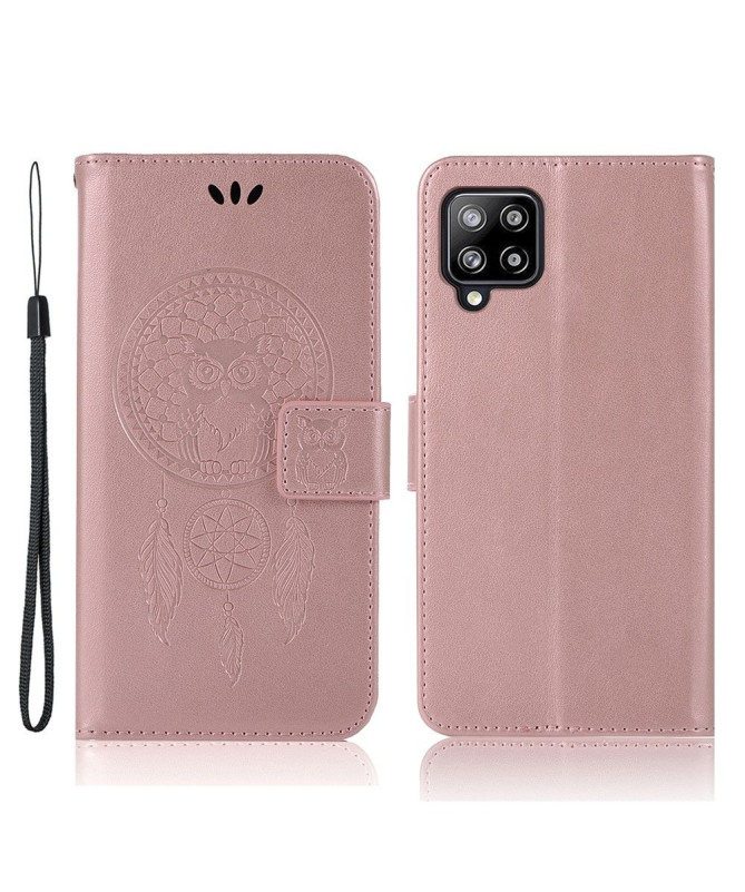 Housse Samsung Galaxy A22 4G hibou attrape rêves