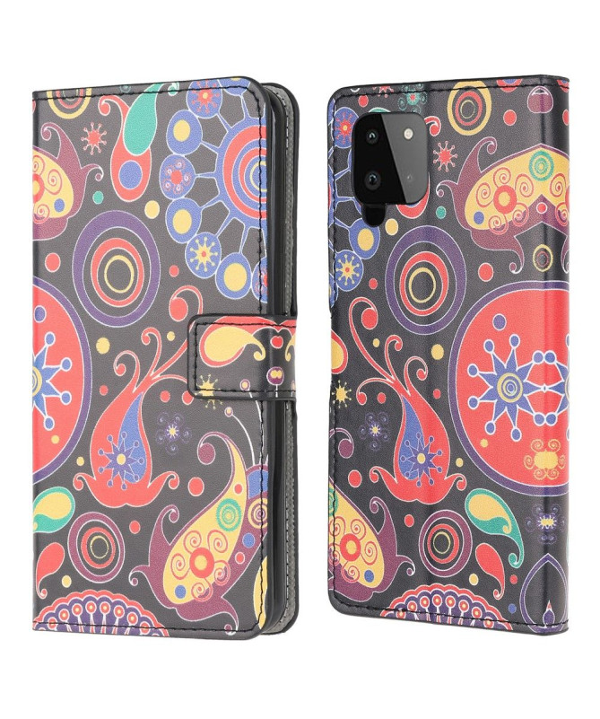 Housse Samsung Galaxy A22 4G paisley fleur