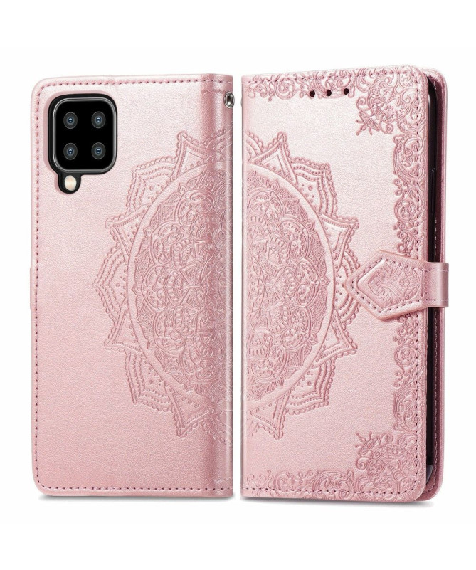 Housse Samsung Galaxy A22 4G Mandala relief