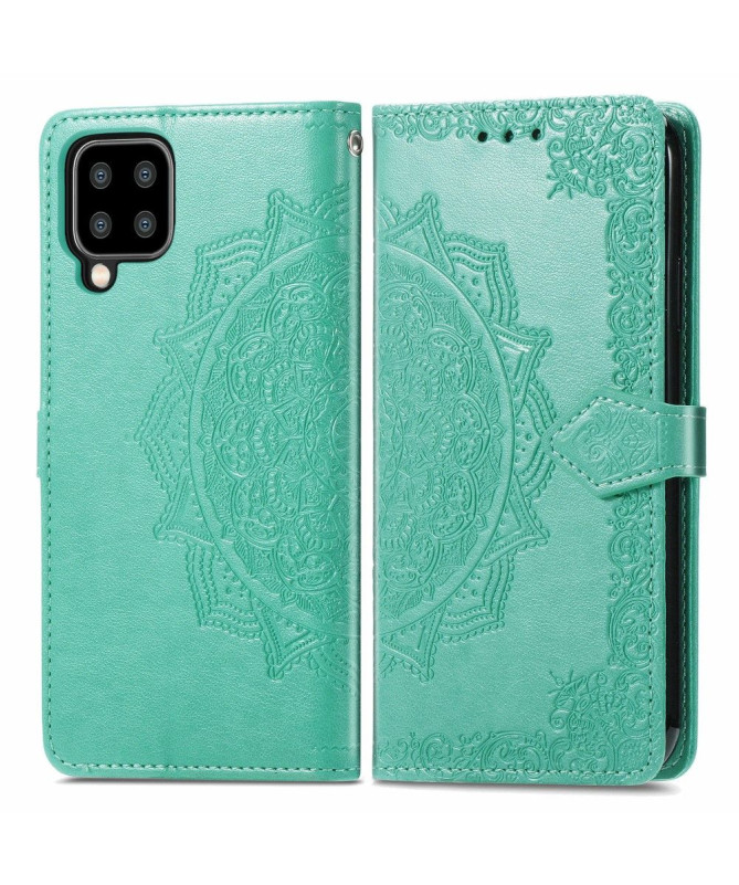 Housse Samsung Galaxy A22 4G Mandala relief