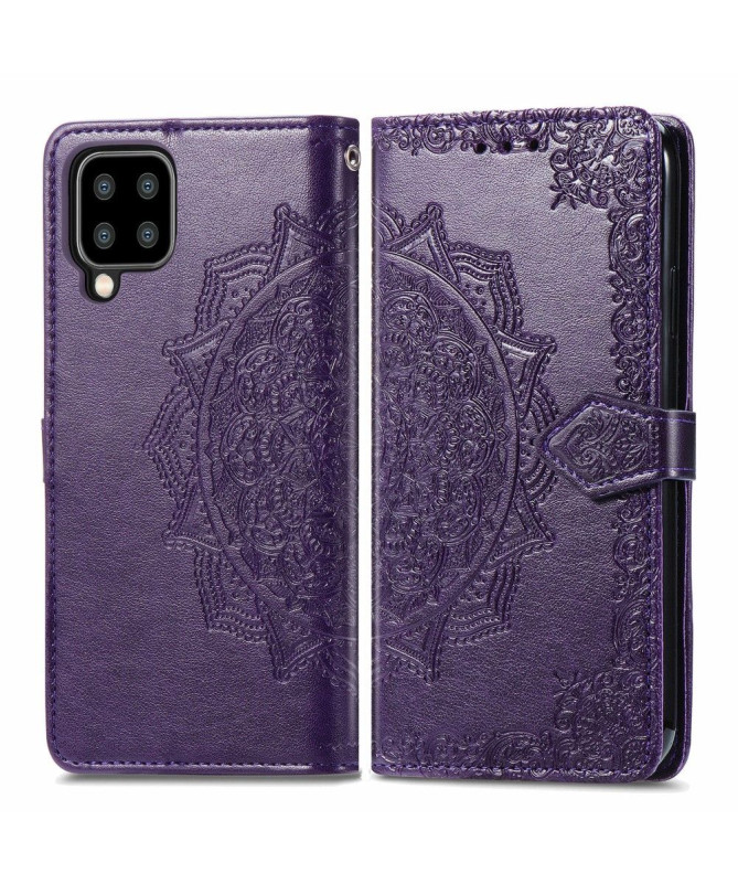 Housse Samsung Galaxy A22 4G Mandala relief