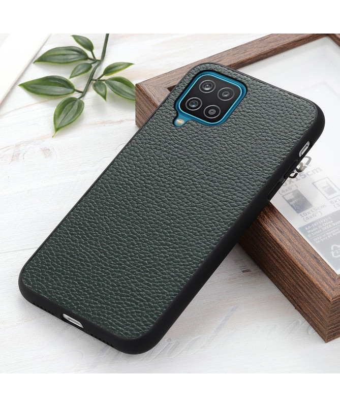 Coque Samsung Galaxy A12 / M12 cuir véritable grainé