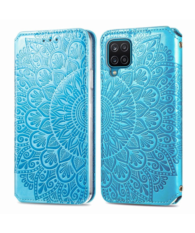 Housse Samsung Galaxy A12 / M12 Chic Mandala simili cuir